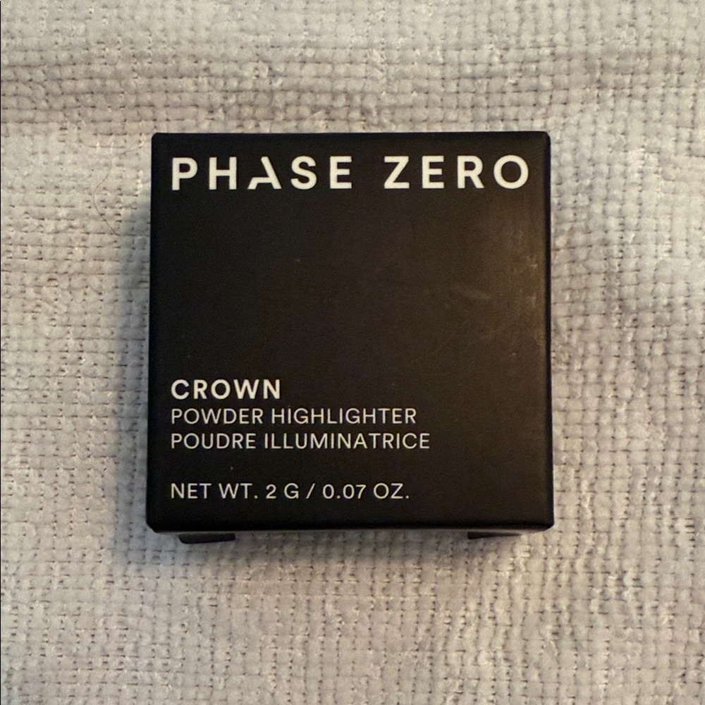 NEW NEVER USED Phase Zero Powder Highlighter in Crown